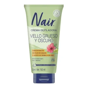 Crema Depiladora Corporal Vello Grueso y Oscuro con Extracto de Malva Nair