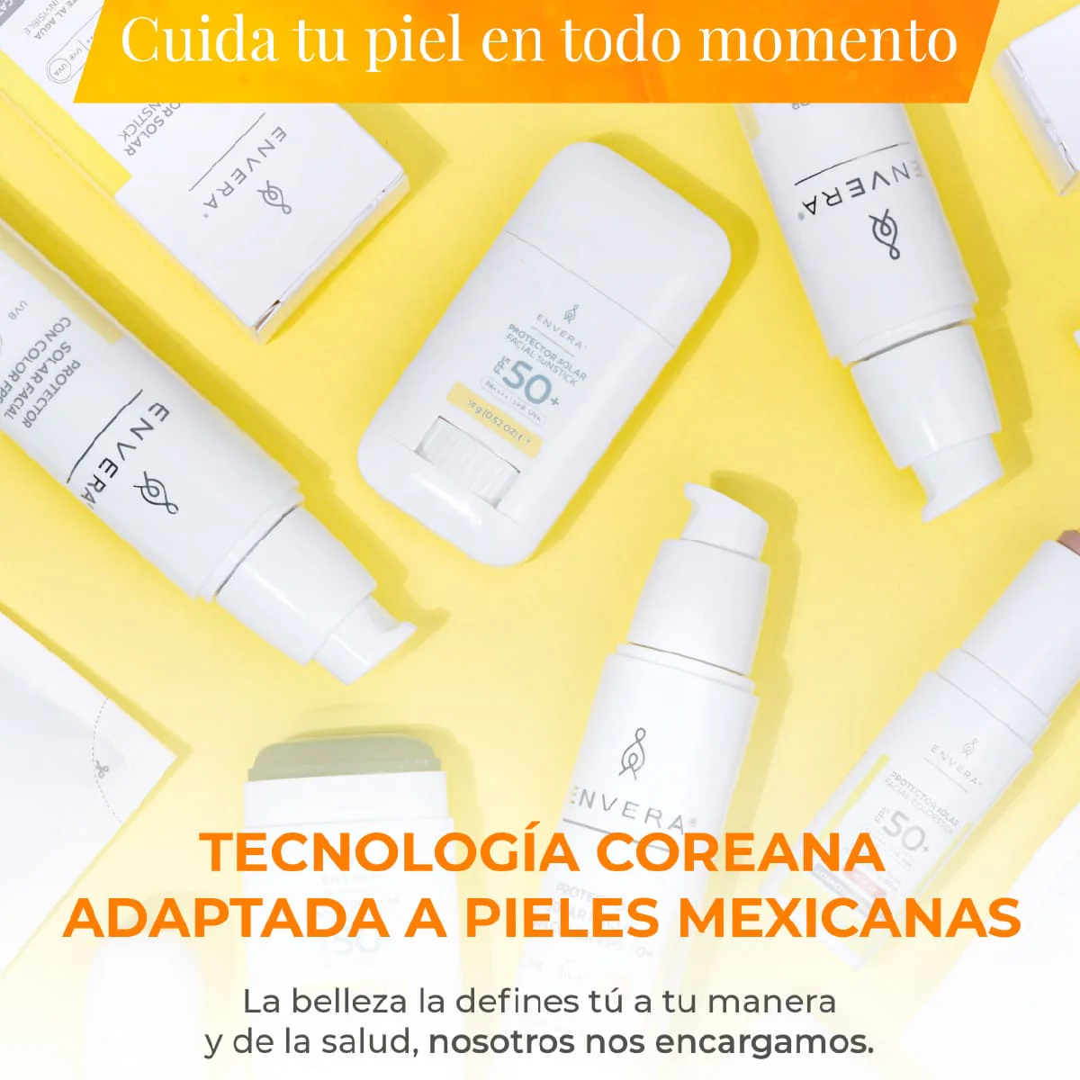 Envera Protector Solar FPS50+ UVA/UVB Tono Light 50 ml - Imagen 7