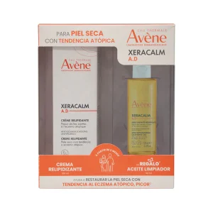 Avene Kit-Xeracalm AD crema 200ml + Aceite limpiador 100ml.