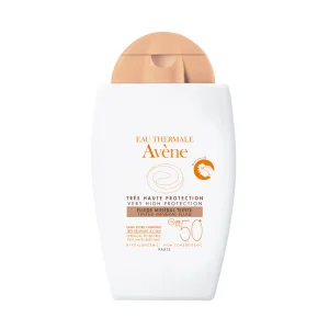 Avene Fluido mineral con color protector solar FPS50+ para piel intolerante 40 ml