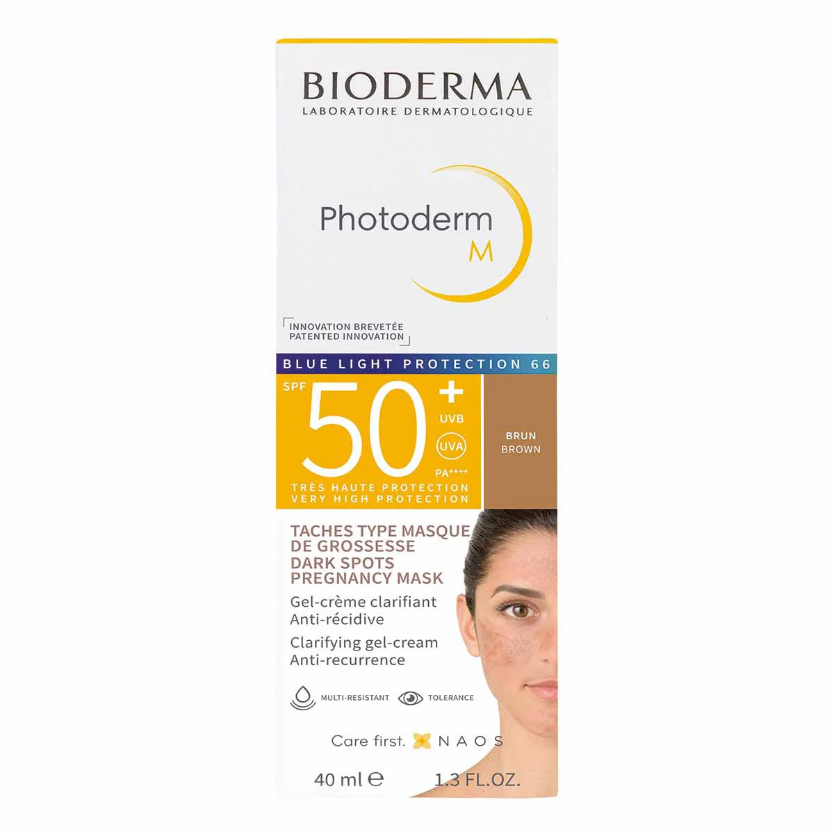 Bioderma Photoderm M FPS50+ Protector solar facial contra el melasma tono Brown 40 ml