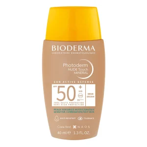 Bioderma Photoderm Nude Touch Mineral FPS50+ Protector solar facial con color tono Bronce 40 ml