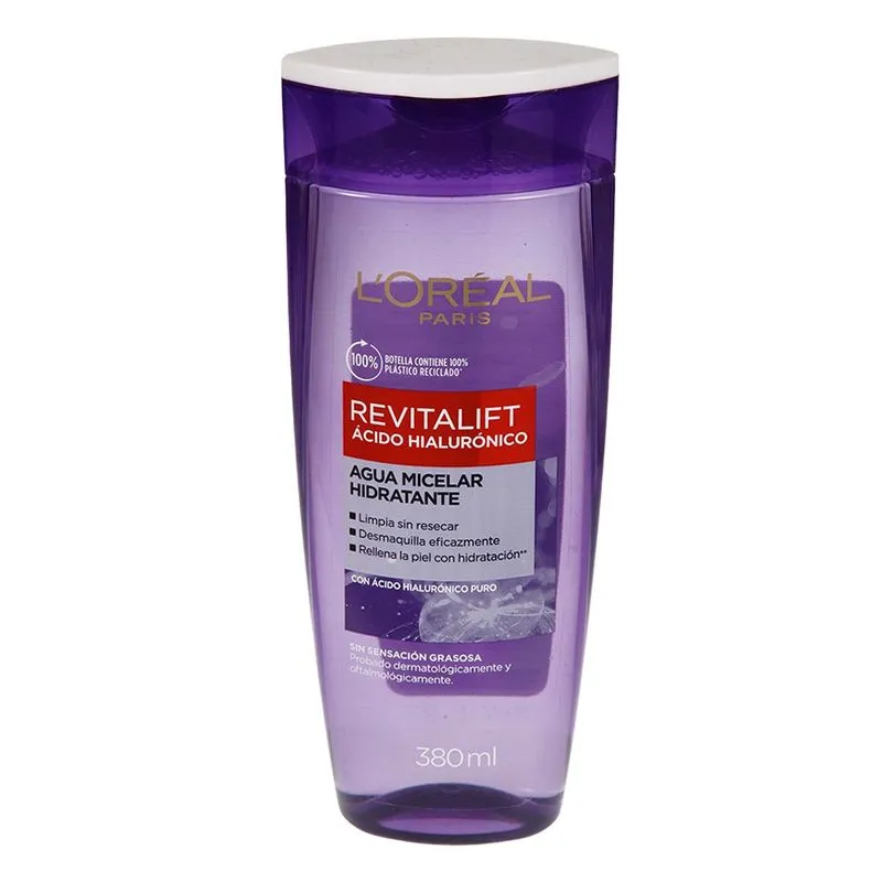 Revitalift Acido Hialuronico Agua Micelar Loreal