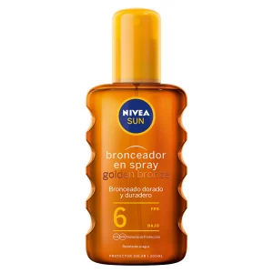 Bronceador Golden Bronze en Spray FFPS6 Baja Nivea
