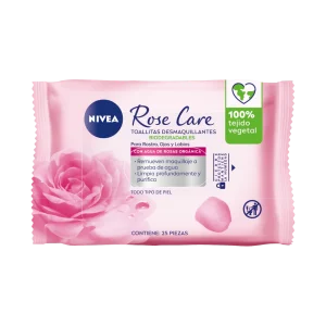 Toallitas Desmaquillantes Agua de Rosas 3en1 Nivea