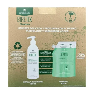 Biretix Cleanser + Ecorefill Cantabria Labs Pack 400ml