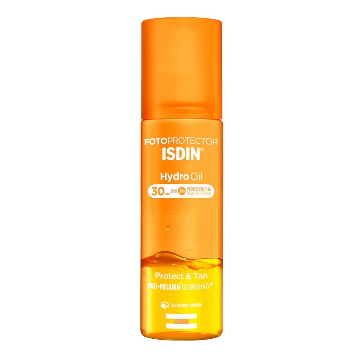 Isdin Fotoprotector Hydro Oil SPF30 Bifásico que protege y broncea 200 ml