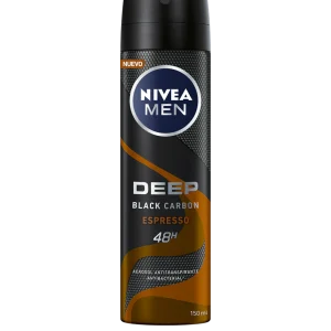 Aerosol Antitranspirante Deep Black Carbon Espresso Nivea Men