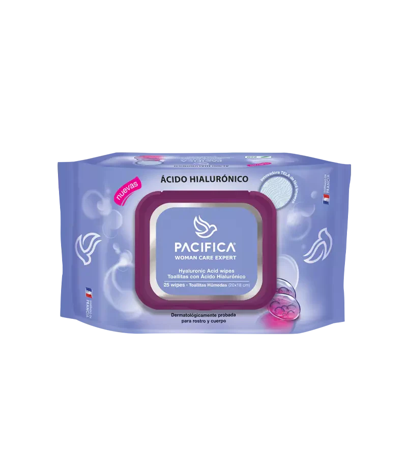 Toallitas Desmaquillantes Acido Hialuronico Pacifica