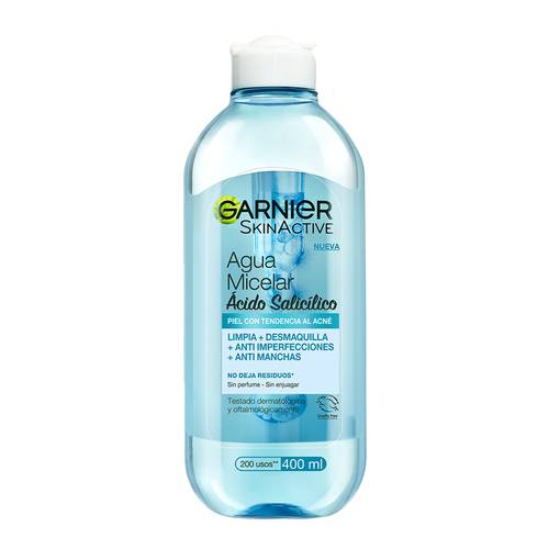 Agua Micelar Anti Imperfecciones con Acido Salicilico Garnier - Imagen 2