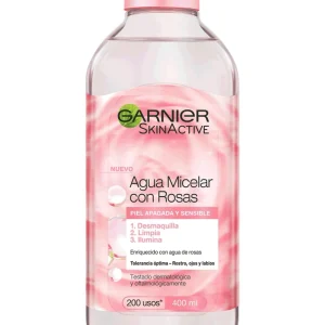 Agua Micelar Con Agua de Rosas Todo en 1 Garnier