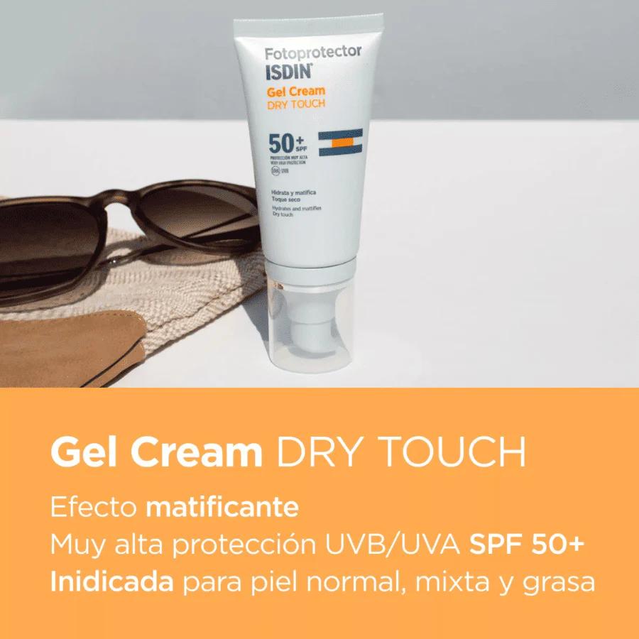 Isdin Fotoprotector Gel crema Dry Touch FPS50+ 50 ml - Imagen 3