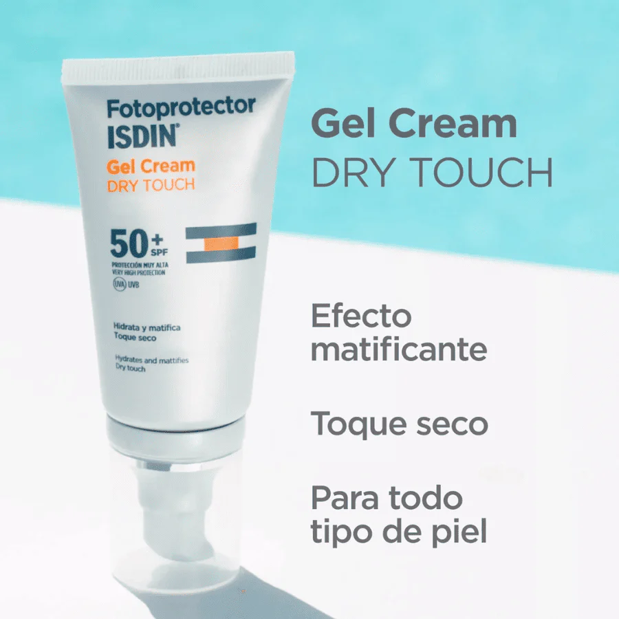 Isdin Fotoprotector Gel crema Dry Touch FPS50+ 50 ml - Imagen 4