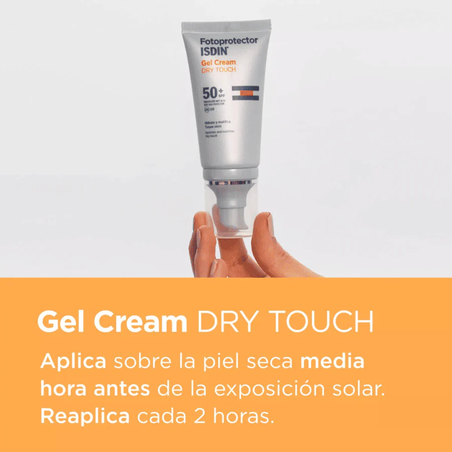 Isdin Fotoprotector Gel crema Dry Touch FPS50+ 50 ml - Imagen 5