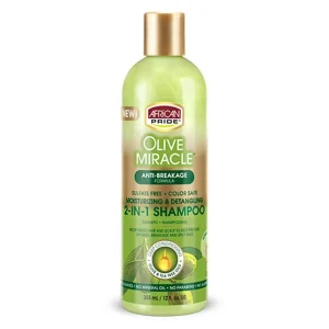 African Pride Olive Miracle 2 n 1 Shampoo 355ml