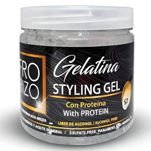 Afro & Rizo Gelatina Con Proteina 16oz