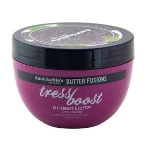 Aunt Jackie's Butter Fusions Tress Boost Blackberry & Castor Mascarilla 227g