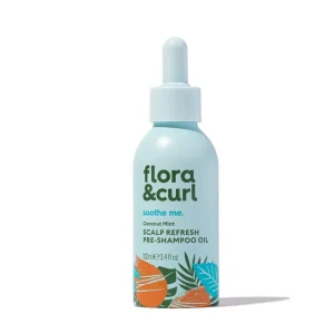 Flora & Curl Soothe Me Coconut Mint Scalp Refresh Pre-Champú Oil 100ml