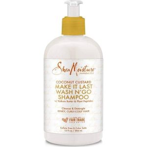 Shea Moisture Coconut Custard Make It Last Wash N´ Go Shampoo 384ml