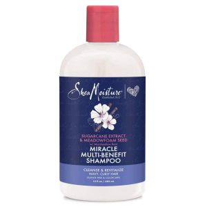 Shea Moisture Sugarcane Extract & Meadowfoam Seed Miracle Shampoo 384ml