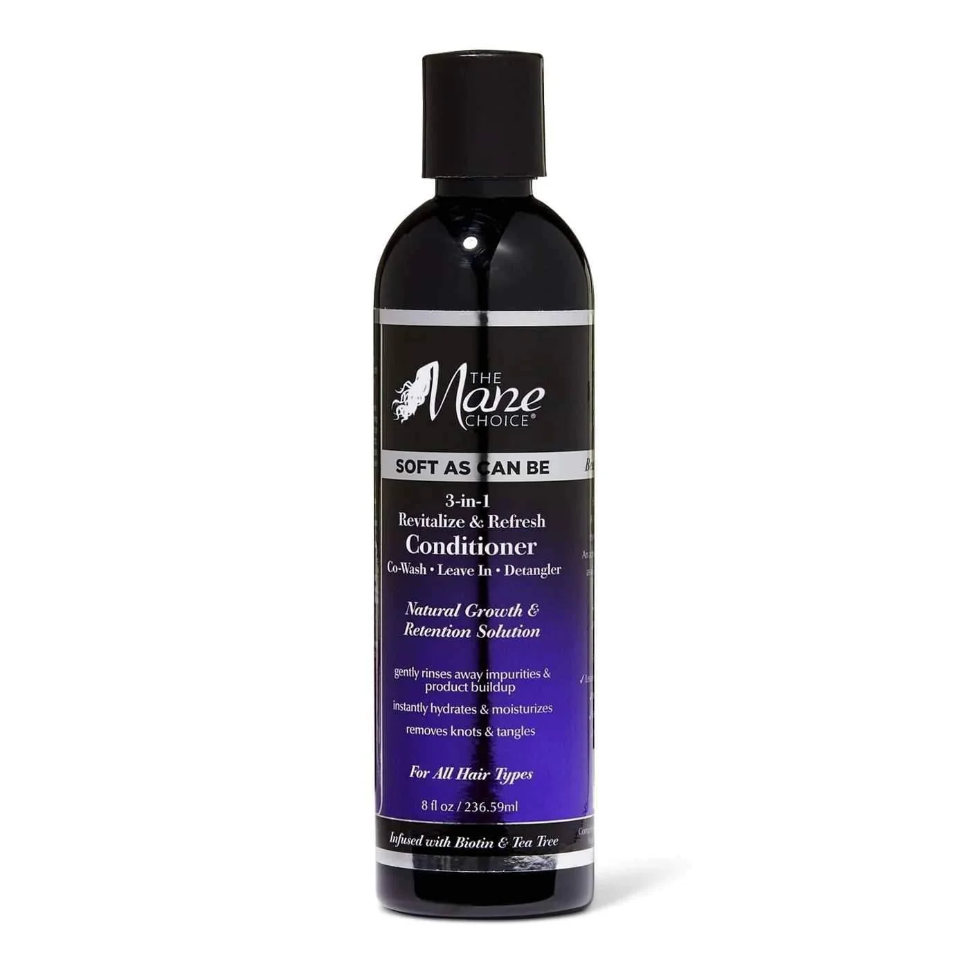The Mane Choice Alpha Soft As Can Be Revitalize And Refresh 3-In-1 Co-Wash, Leave In, Detangler 237ml
